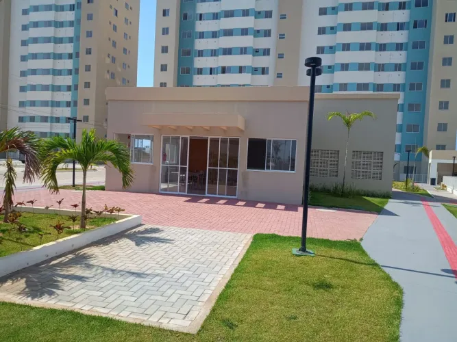 Aluga apartamento novo com 2 quartos no Cond. Costa do Mar na Barra dos Coqueiros - Se