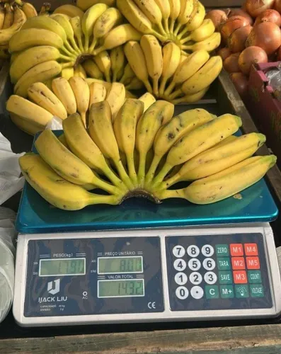 Balança digital 40 kg pesar objeto supra