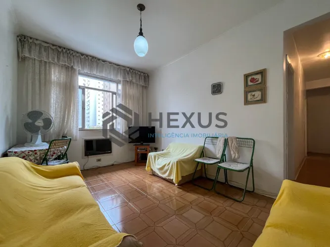 Apartamento mobiliado a duas quadras da Praia das Pitangueiras, Guaruja