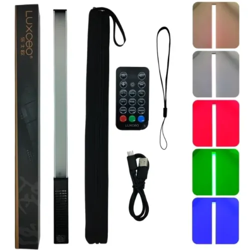 Super Bastão de led Luxceo Q508A RGB recarregável