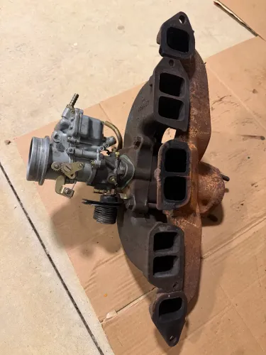 Conjunto admissão e carburador para motor Opala 4cc