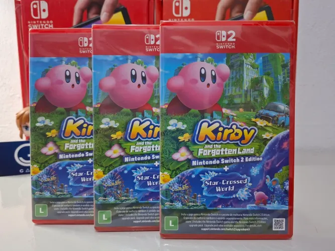Kirby and the forgotten land - Switch 2 - novo - enviamos