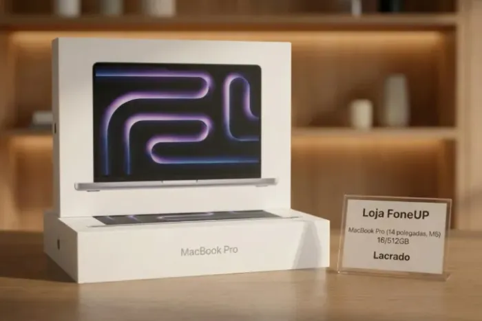 MacBook Pro (14 polegadas, M5) 16/512GB | Novo Lacrado | 1 ano de Garantia Apple