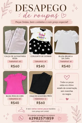 ROUPAS ÓTIMO ESTADO!! Desapego