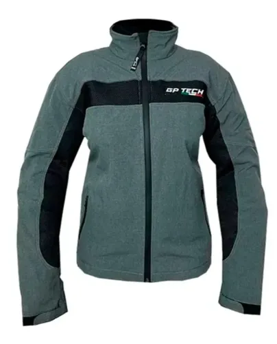 JAQUETA GP TECH WIND PRETA-CINZA G e L