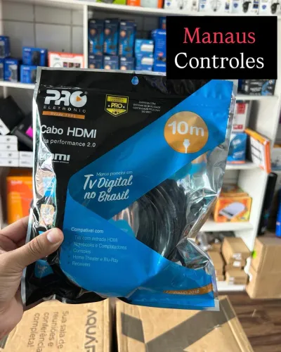 Cabo Hdmi 10M Ultra HD 4K 2.0 60Hz 3D ( fazemos entregas )