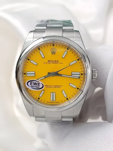 Relógio Rolex oyster perpetuar amarelo
