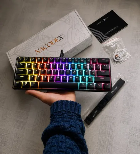 Teclado mecânico nacodex nk61