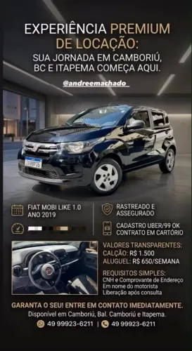 Mobi 2019 pra locação