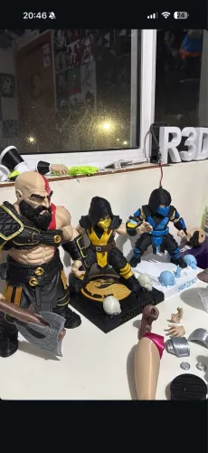 Kit 3 figures action