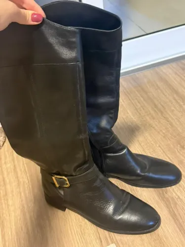 Bota Arezzo 38/40 cano alto salto baixo