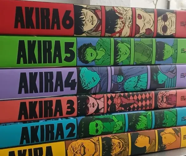 Coleção Completa Mangá Akira (Volumes 1 ao 6) - Editora JBC (Novos)