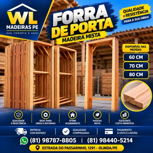 Forra de porta - madeira