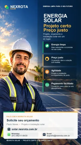 Economize até 80% na conta de energia