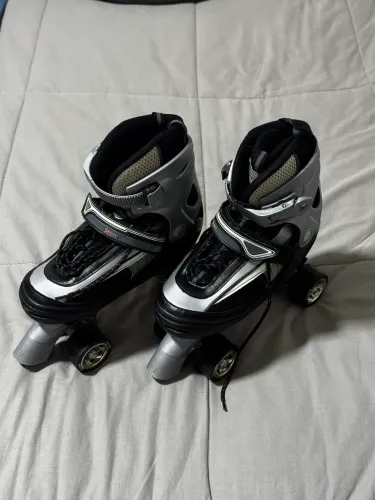 Patins Clássicos Bel Sports Semi-Novos + Bolsa Original