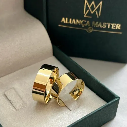 Par de alianças promoção 70 reais o par ja na de brinde