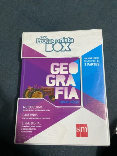 Livros Geografia ENEM - Ser Protagonista BOX