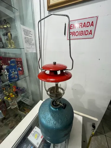 Lampião antigo retrô a gás 