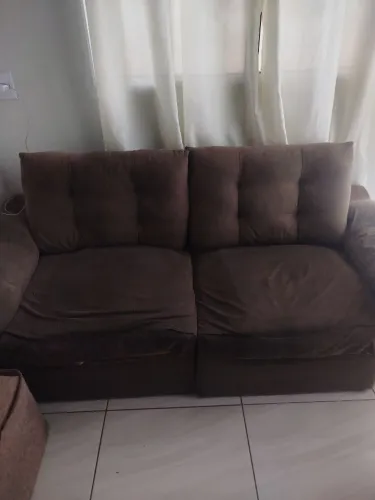 Sofá retrátil, 2 peças