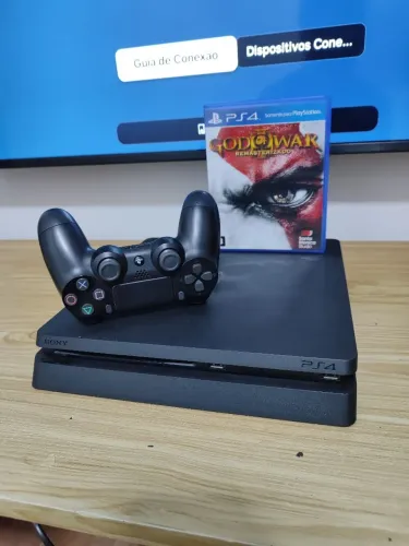 PS4 + 1 controle e jogo - Envio disponível 