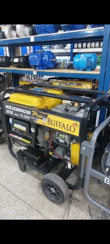 GERADOR 15KVA 220V TRIFÁSICO P/ELETRICA BUFFALO