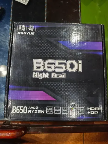 Placa mãe AM5 B650I Night Devil com wi-fi instalado