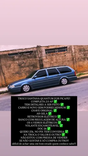 Volkswagen Quantum 2.0 MI (álcool) 2000