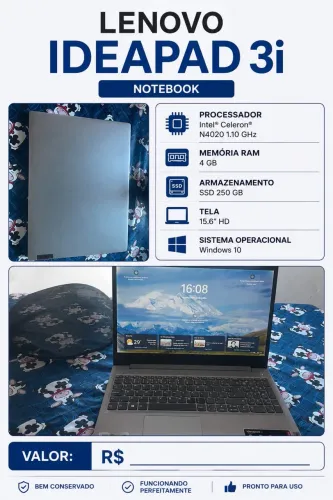 Notebook Lenovo