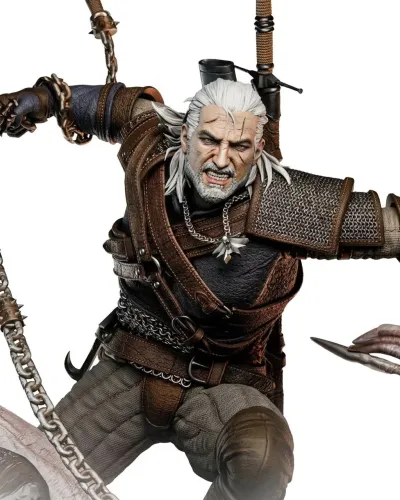 Geralt de Rívia: O Lobo Branco - Estátua de Luxo Colecionável - Escala Premium 1/4