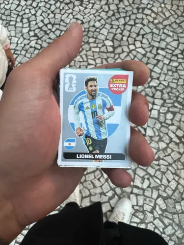 Figurinha Prata Messi