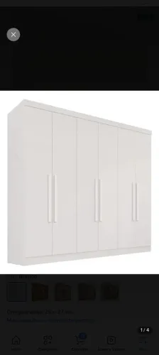 Vende-se guarda roupa 6 portas branco