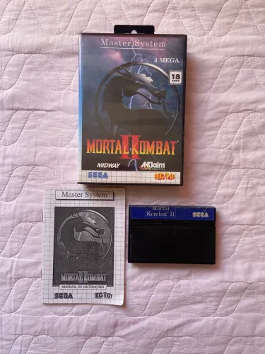 Fita Master System Original - Mortal Kombat 2