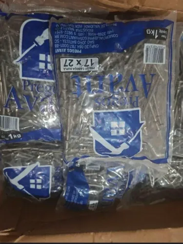 Vendo Prego 17x27 Cabeça Simples 7,00 o kg. (Tenho 80kg)