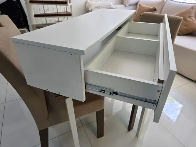 Nicho Parede Gaveta Maquiagem Branco 90cm x 30cm
