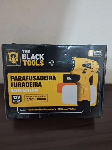 PARAFUSADEIRA/FURADEIRA THE BLACK TOOLS - 12V