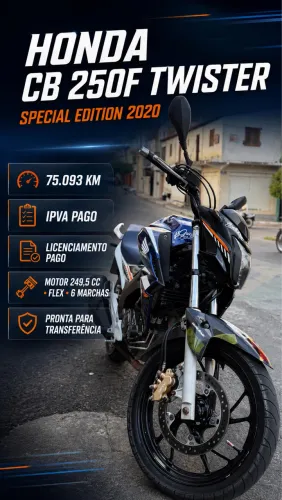 HONDA CB 250F TWISTER SPECIAL EDITION 2020