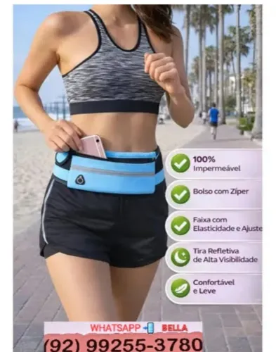 POCHETE ESPORTIVA UNISEX ACADEMIA CORRIDA 