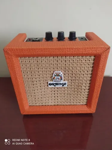 Amplificador guitarra Orange crush mini 3w rms seminova