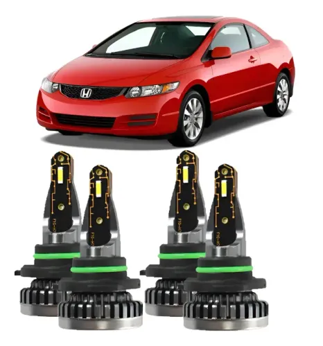 Kit Ultra Led Honda Civic 2007/2011 10000 LUMENS Alto Baixo