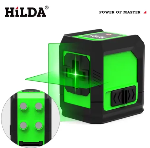 Nível laser verde HILDA LS-298 Alta Precisão Feixe laser Ultra Potente