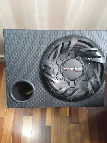 Subwoofer Bomber Carbon + Módulo Soundigital