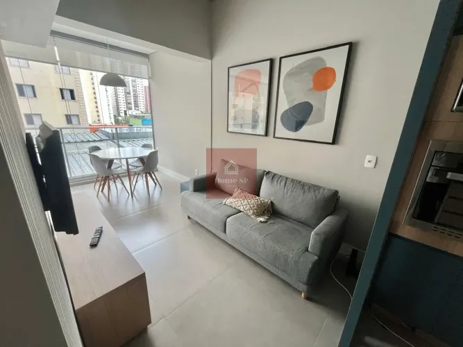 Apartamento para Locação em Moema 44m² 1 Suíte Mobiliado 1 Vaga Lazer Completo