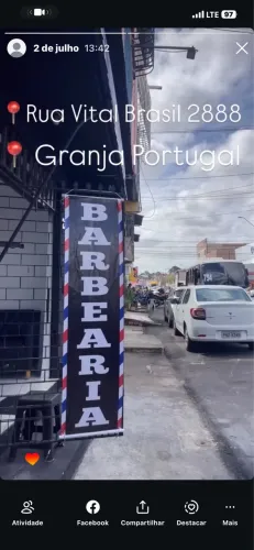 Banner de barbearia
