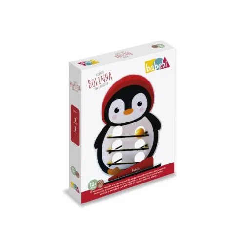 Jogo Pedagógico Rolando A Bolinha Com O Pinguim Da Babebi