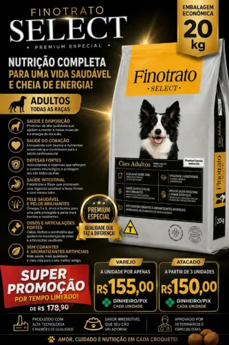 Ração Premium especial Finotrato, PROMOÇÃO,  fazemos entregas em todo DF 