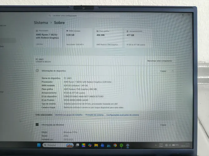 Notebook Semi Novo 