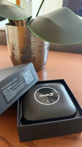 Streaming Box Automotivo Carlinkit Carplay Android 13 128GB 8GB RAM