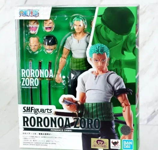Figura de ação S.H.Figuarts Roronoa Zoro -Romance Dawn-