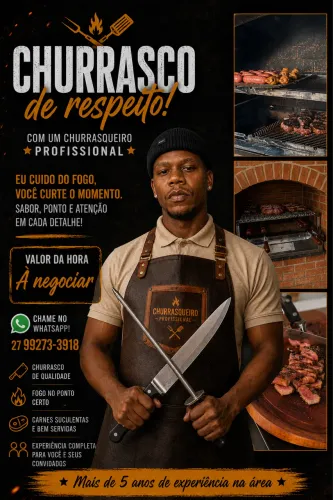 Churrasqueiro profissional / Personal Chef