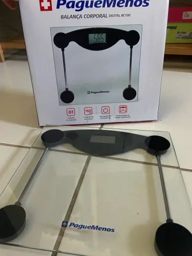 Balança Digital Corporal Pague Menos BC100 150kg - Nova